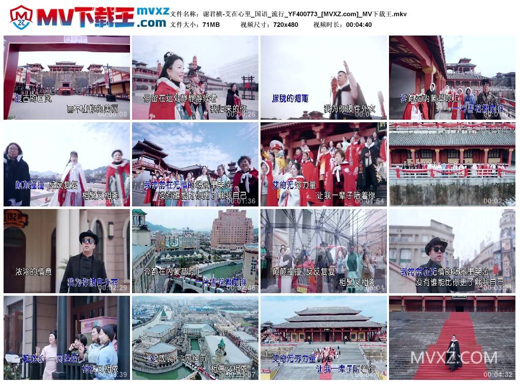 谢君横-艾在心里_国语_流行_YF400773
